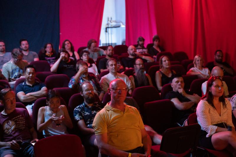 people in the cinema hall